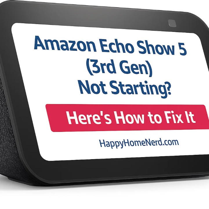 Amazon Echo Show 5 (3rd Gen) Not Starting