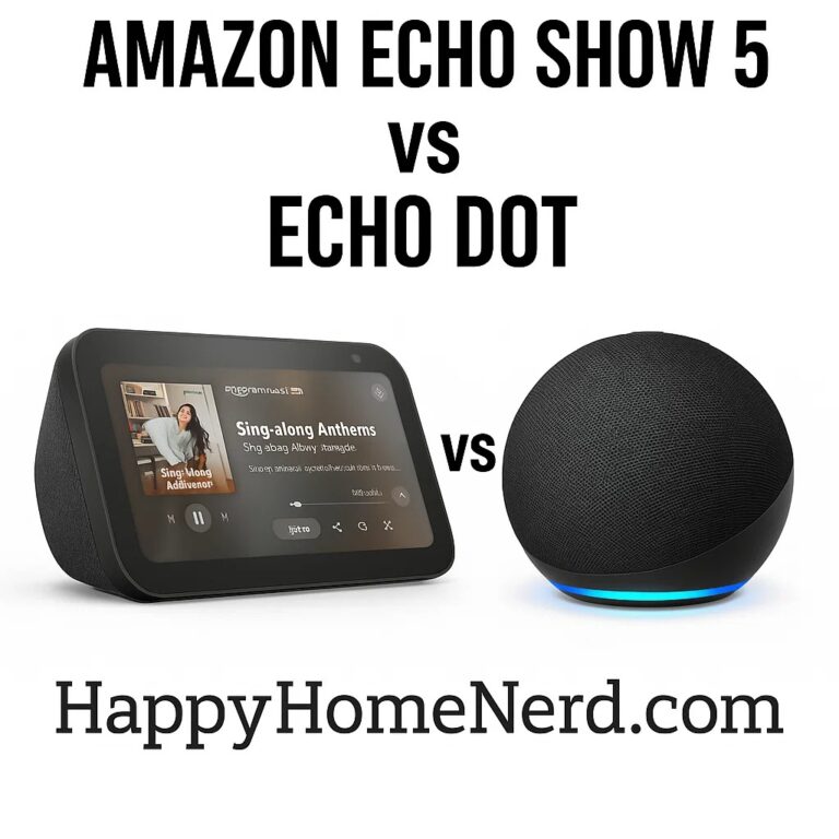 Amazon Echo Show 5 vs Echo Dot: Which One Should You Buy? - Happy Home Nerd