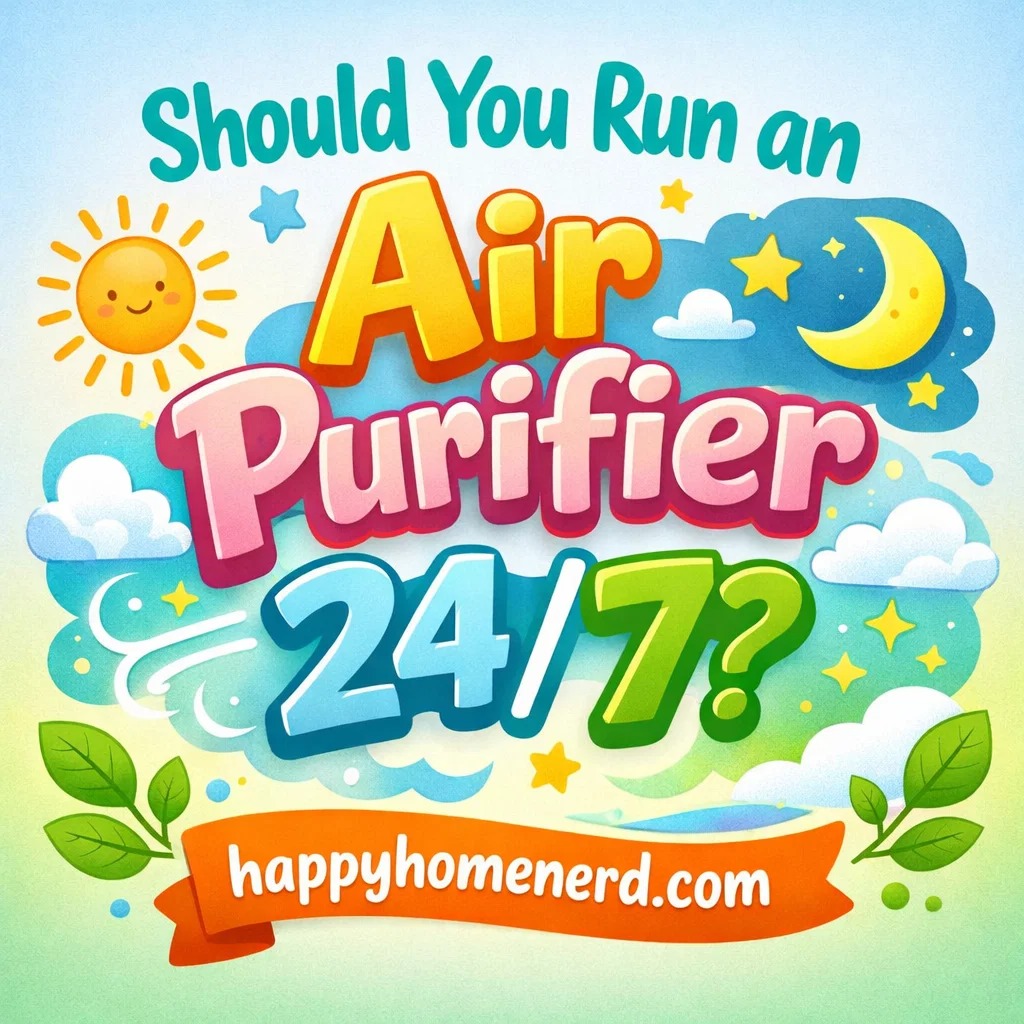 should you run an air purifier 247