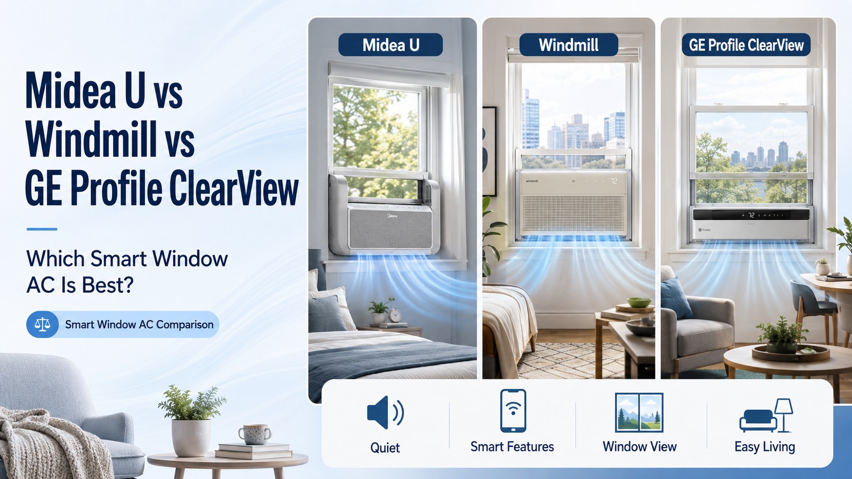 Midea U vs Windmill vs GE Profile ClearView